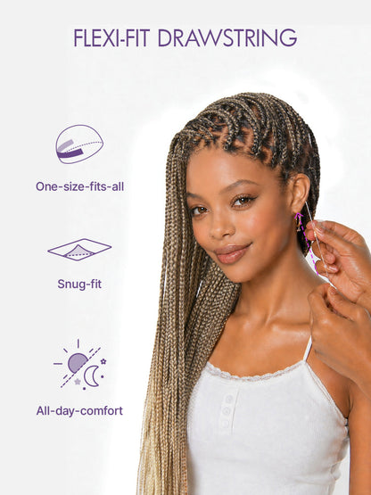 🔥Glueless HD Lace Knotless Braided Wig – Natural Scalp Look, Ready to Wear