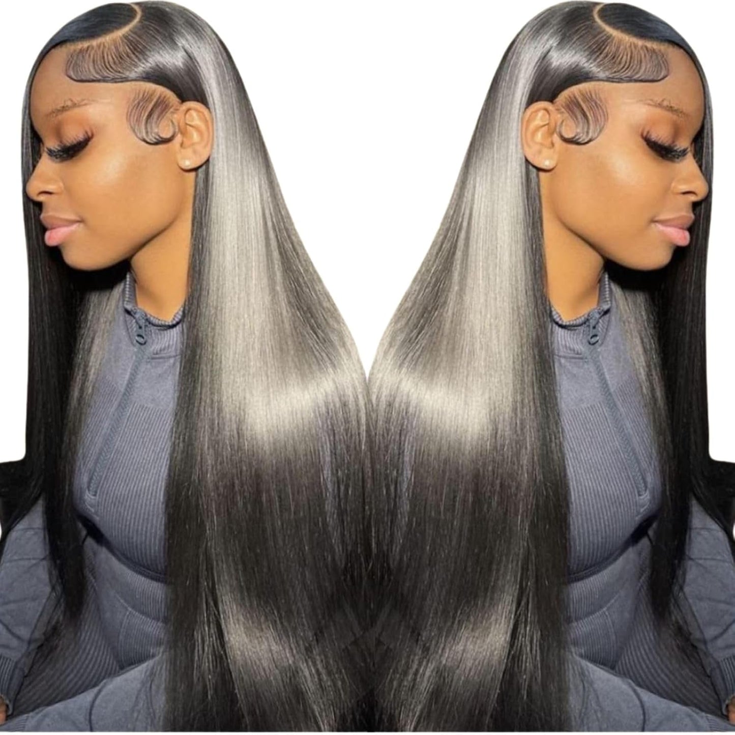 ⚡ Final Hours – Up to 57% Off🌷💥Straight HD Transparent Lace Front Wigs Human Hair