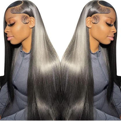 ⚡ Final Hours – Up to 57% Off🌷💥Straight HD Transparent Lace Front Wigs Human Hair