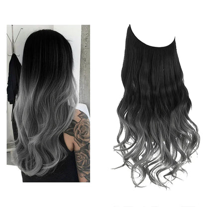 blenju™ Wavy Hair Extensions — No Clips, No Glue, Instant Volume