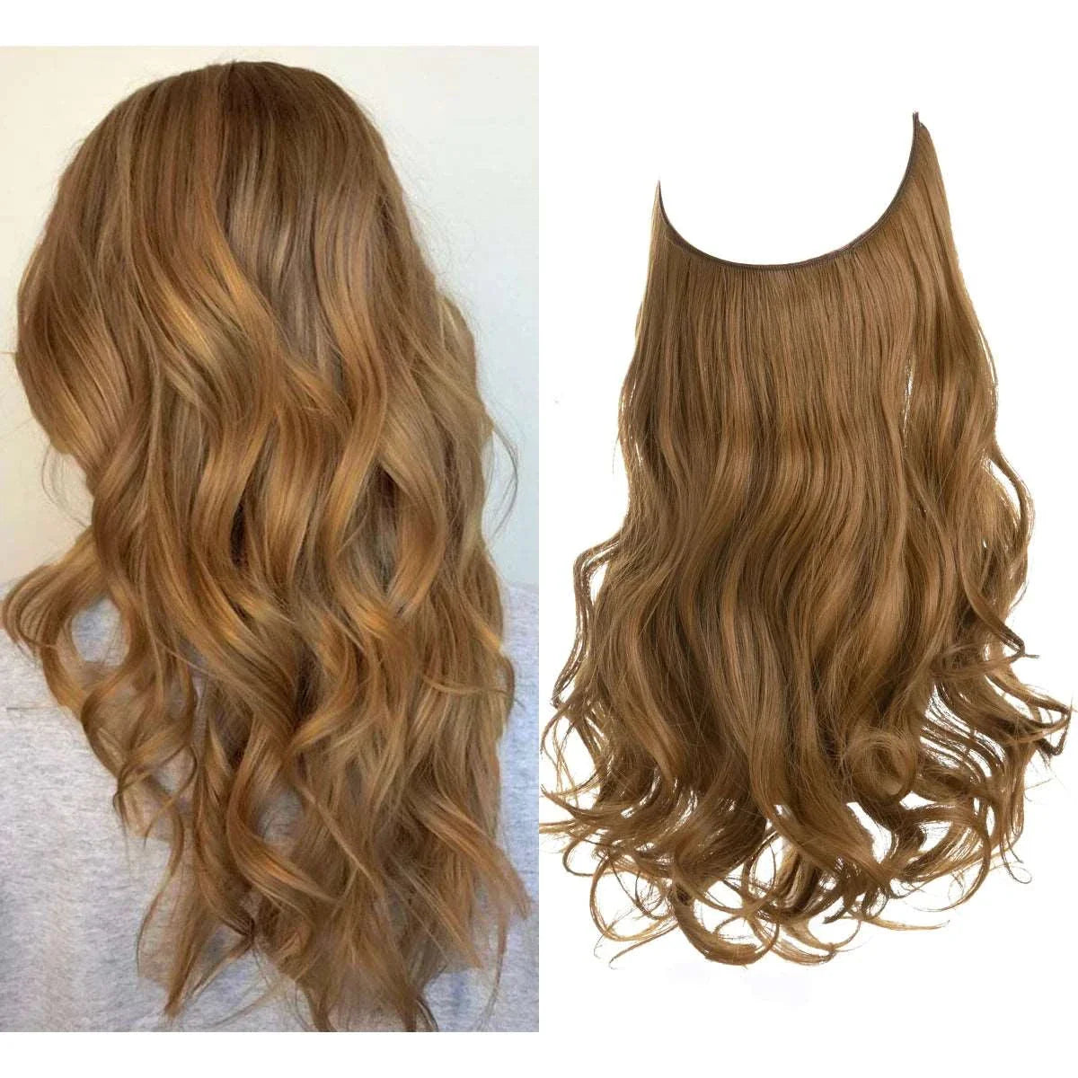blenju™ Wavy Hair Extensions — No Clips, No Glue, Instant Volume