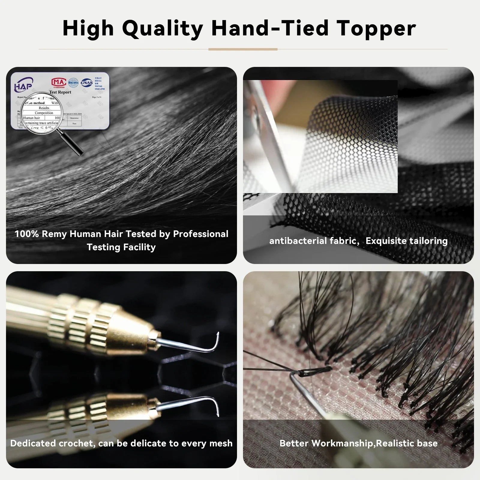 Ombre Ash Blonde Human Hair Topper | Silk Base Remy Hair Topper for Thinning Hair