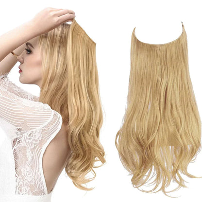 blenju™ Wavy Hair Extensions — No Clips, No Glue, Instant Volume