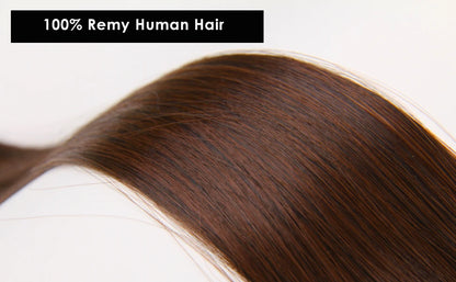 16” Full Coverage Human Hair Topper – Large 9×9 Silk Base Brown Highlights