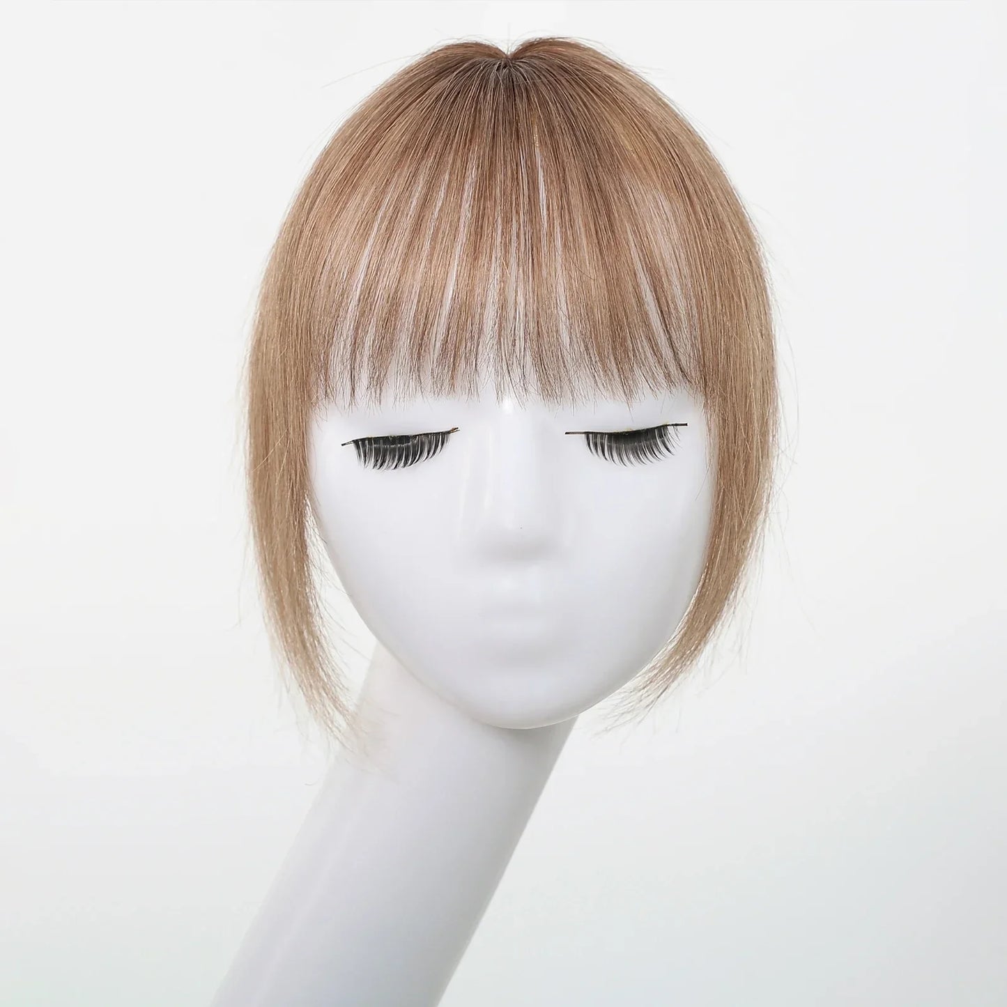Remy Human Hair Topper with Bangs – Clip-In Silk Base Hairpiece for Thinning Hair | Silkara™