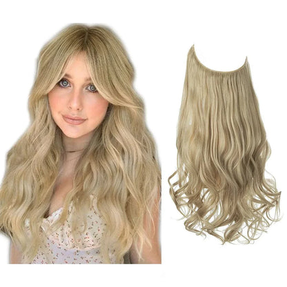 blenju™ Wavy Hair Extensions — No Clips, No Glue, Instant Volume