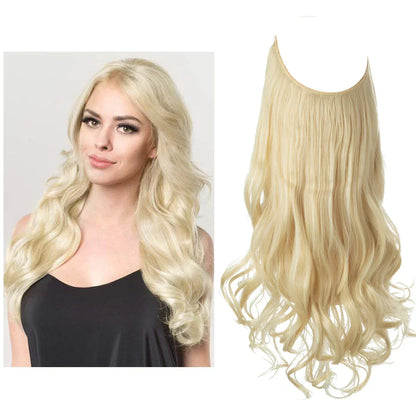 blenju™ Wavy Hair Extensions — No Clips, No Glue, Instant Volume