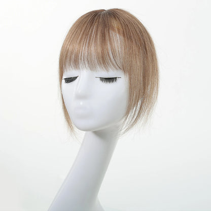 Remy Human Hair Topper with Bangs – Clip-In Silk Base Hairpiece for Thinning Hair | Silkara™
