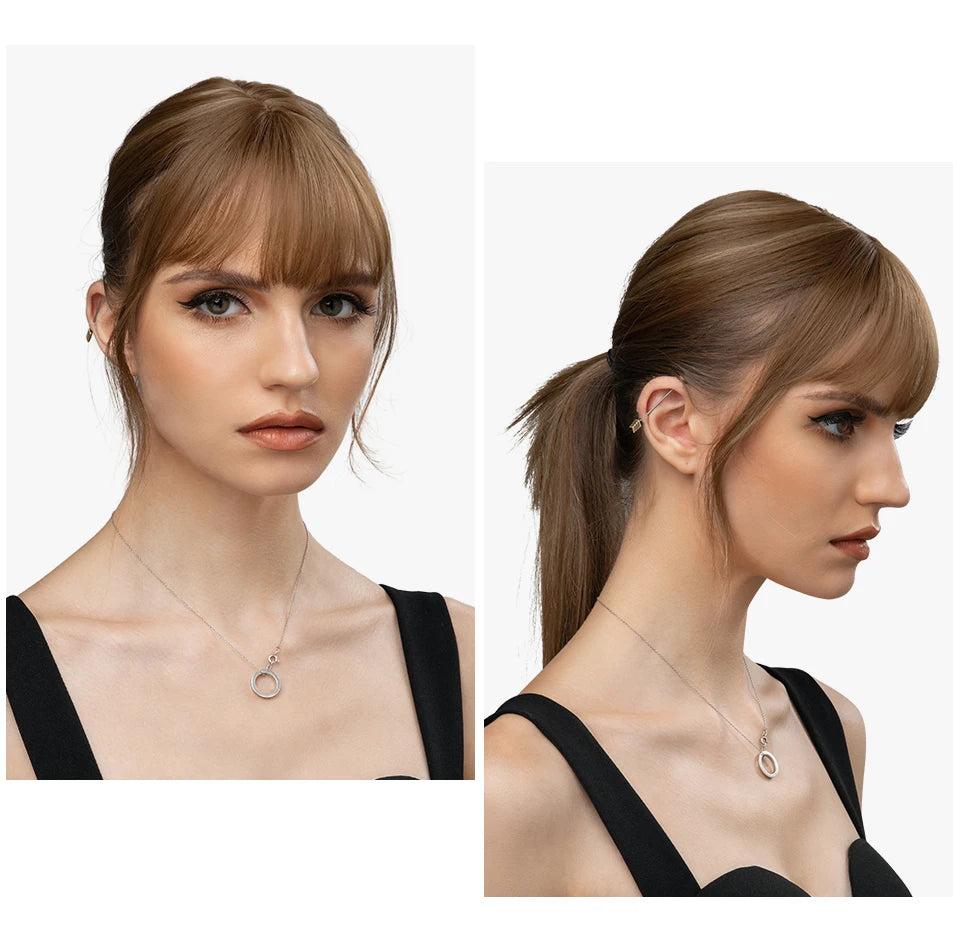 Silkara™ Clip in Hair Topper With Bangs