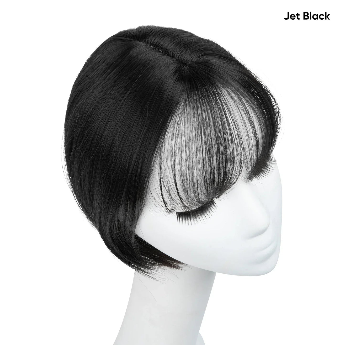 Silkara™ Clip in Hair Topper With Bangs