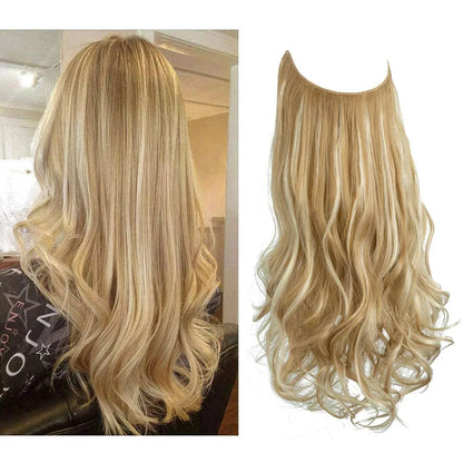 blenju™ Wavy Hair Extensions — No Clips, No Glue, Instant Volume