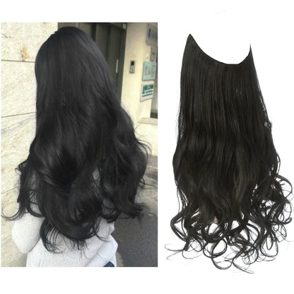blenju™ Wavy Hair Extensions — No Clips, No Glue, Instant Volume